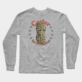 Carter For President Smiling Peanut 1976 Long Sleeve T-Shirt